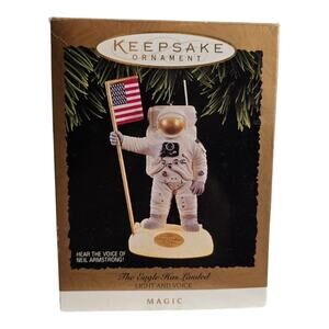 Hallmark Keepsake Magic Neil Armstrong Christmas Ornament The Eagle Had Landed